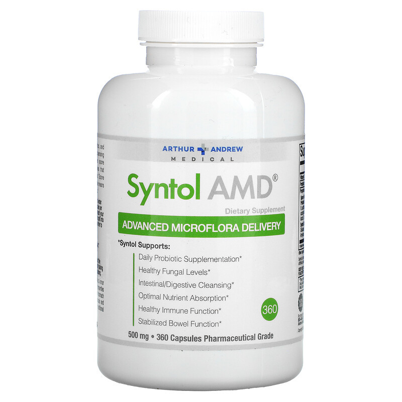 Arthur Andrew Medical Syntol AMD Advanced Microflora Delivery 500 mg 360 капсул (4384303895)