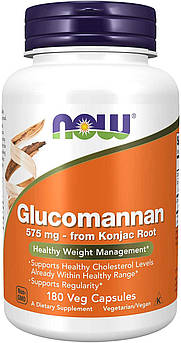 Now Foods Glucomannan 575 mg 180 капсул (4384303908)