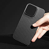 Карбоновий чохол для Apple iPhone 13 Pro Karbon case, фото 2