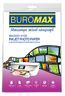 Фотобумага глянцевая А4 BUROMAX 180 г/м² 100 листов BM.2220-4100