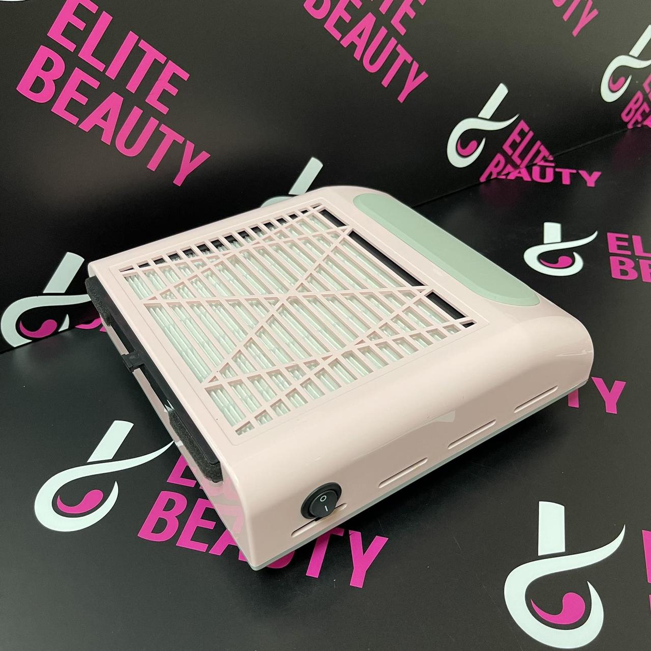 Витяжка для манікюру з фільтром НЕРА SIMEI 858-8 на 80W (Рожева)