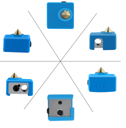 Heat block silicon case (Heating silicon sleev) силіконовий чехол на друкуючу голівку, фото 3