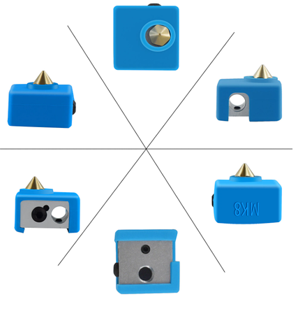 Heat block silicon case (Heating silicon sleev) силіконовий чехол на друкуючу голівку, фото 2