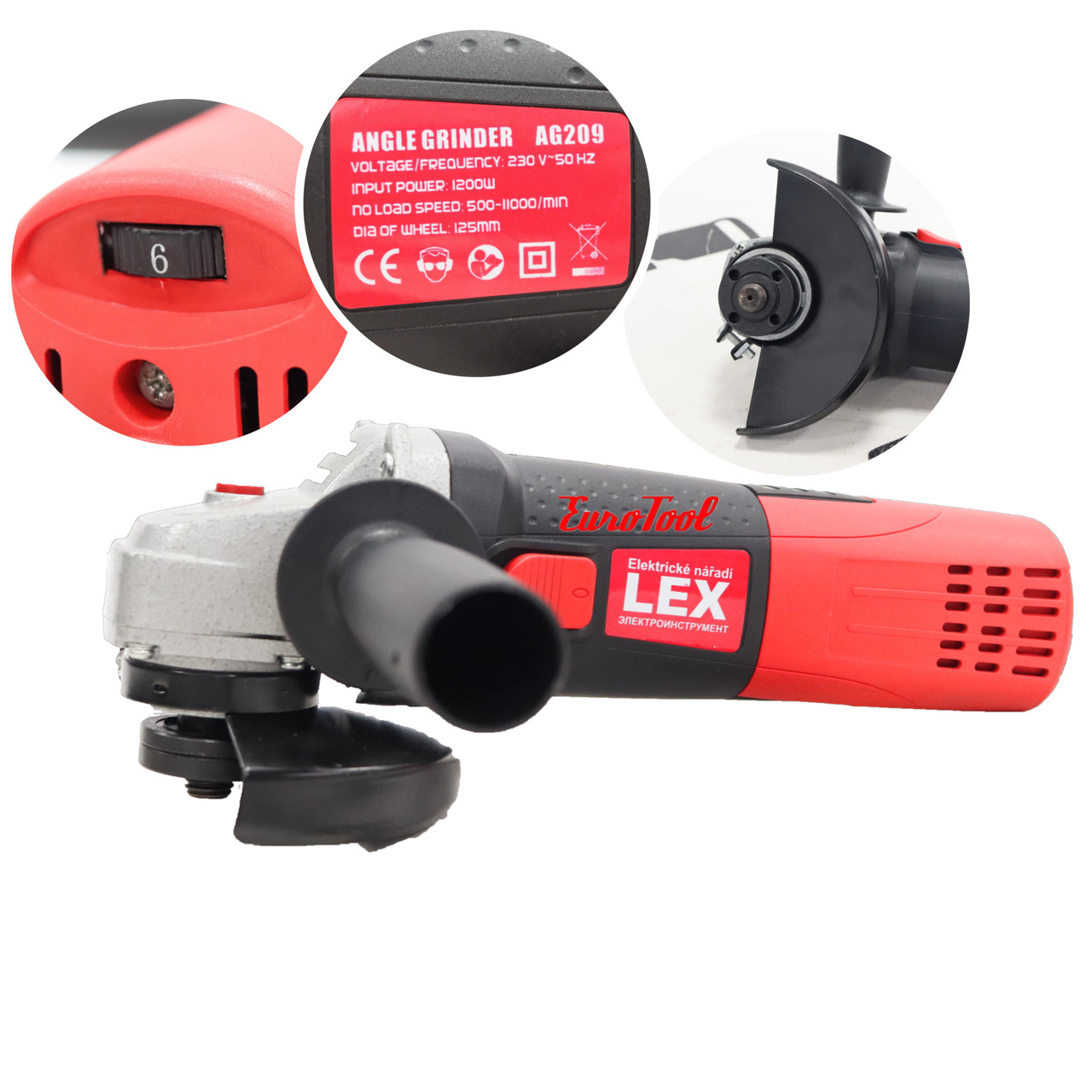 Розпродаж! Болгарка LEX AG 208 1100W