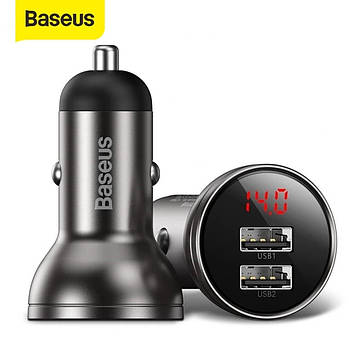 Зарядний пристрій для телефона в автомобіль Baseus Car Charger 24W.