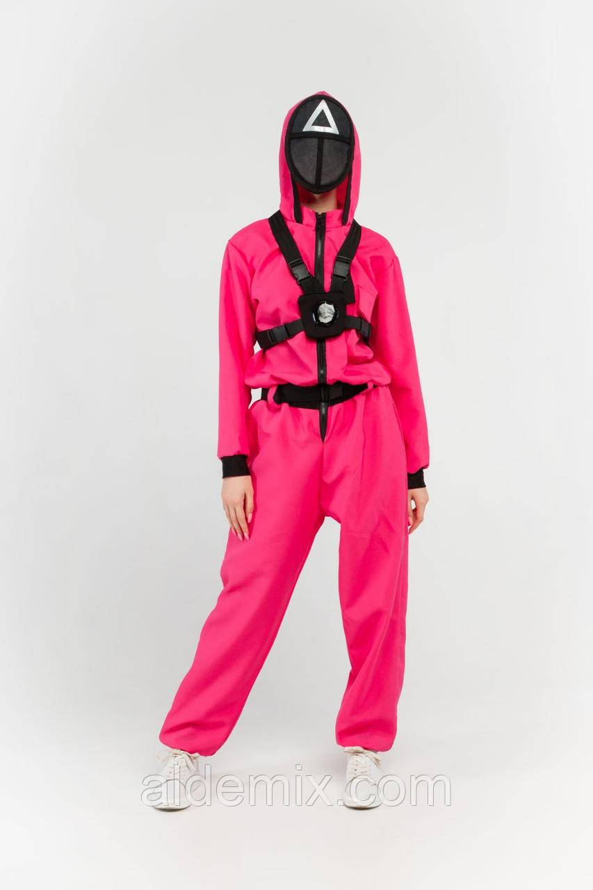 Охоронниця "Гра в кальмара" карнавальний костюм для аніматорів