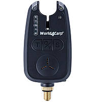 Сигналізатор клювання World4Carp FA212 c прив'язкою до пейджеру (кр зел, жовтий, сін)