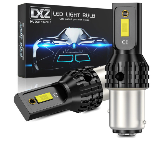BAY15D, P21/5W, 1157 Комплект 2 штуки LED Лампа автомобільна світлодіодна двоконтактна