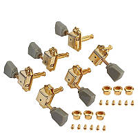 Колки для електрогітари і акустичної гітари 3L+3R Kluson золотисті