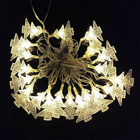 Гірлянда світлодіодна Ялинки 20 LED внутрішня тепло-біле світло