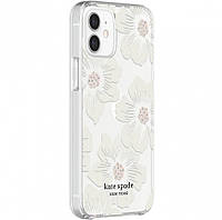 Чехол-накладка KSNY Protective Case for iPhone 12 Mini, Hollyhock Floral Clear (KSIPH-151-HHCCS)