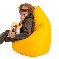 Кресло груша мешок Prolisok желтый 70х95 (M) Oxford PU 600d