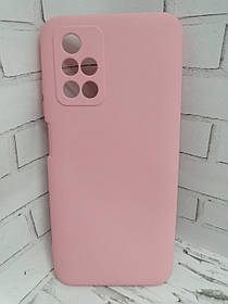 Чохол для Xiaomi Redmi 10 накладка бампер протиударний Silicone Cover рожевий