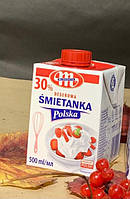 Вершки Smietanka Mlekovita 30 % 500мл