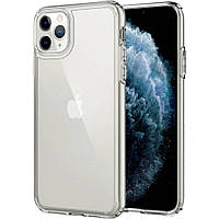 Прозрачный чехол накладка Spigen Ultra Hybrid Case for iPhone 11 Pro Max, Clear (075CS27135)