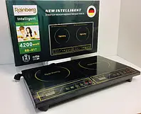 Плита індукційна на 2 конфорки Rainberg RB-817 4200W