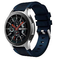 Силиконовый ремешок Watchbands Galaxy для Samsung Gear S3 Frontier / Samsung Gear S3 Classic синий