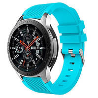Силиконовый ремешок Watchbands Galaxy для Samsung Gear S3 Frontier / Samsung Gear S3 Classic голубой