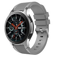 Силиконовый ремешок Watchbands Galaxy для Samsung Gear S3 Frontier / Samsung Gear S3 Classic серый