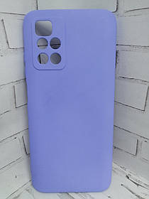 Чохол для Xiaomi Redmi 10 накладка бампер протиударний Silicone Cover ліловий