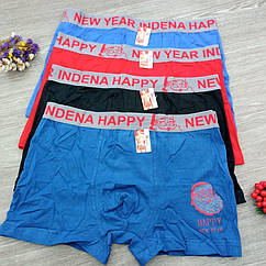 Труси чоловічі боксери Новорічні Х/Б INDENA (85104) в упаковці різні розміри 30033273