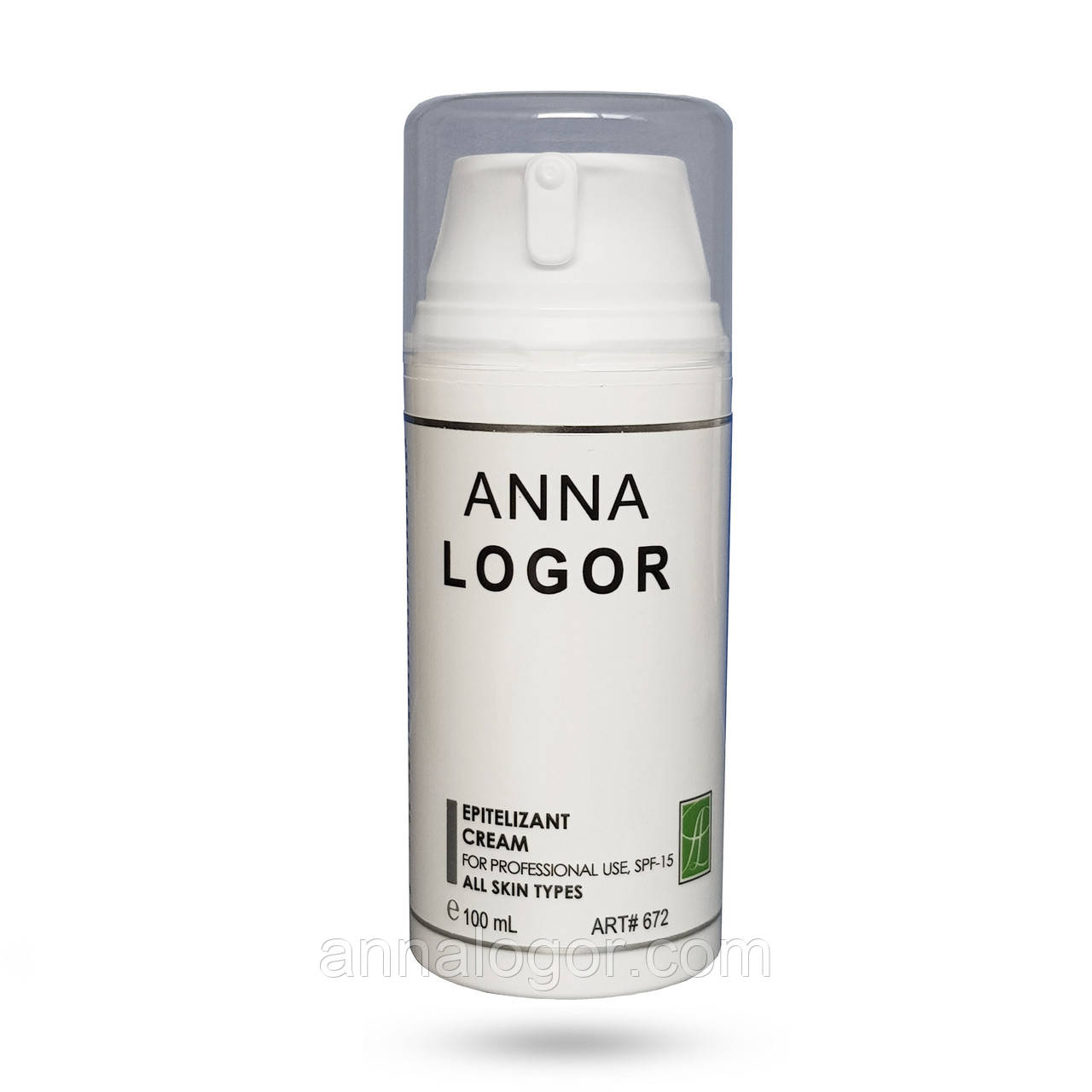 Крем-епітелізант для шкіри обличчя Art.672 Anna LOGOR Epitelizant Crteam 100 ml