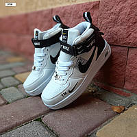 Кросівки зимові з хутром NIKE зимові черевики Air Force 1 Mid 07 LV8