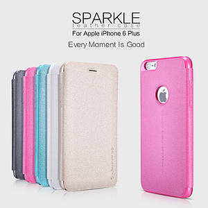 Шкіряний чохол (книжка) Nillkin Sparkle Series для Apple iPhone 6/6s plus (5.5")