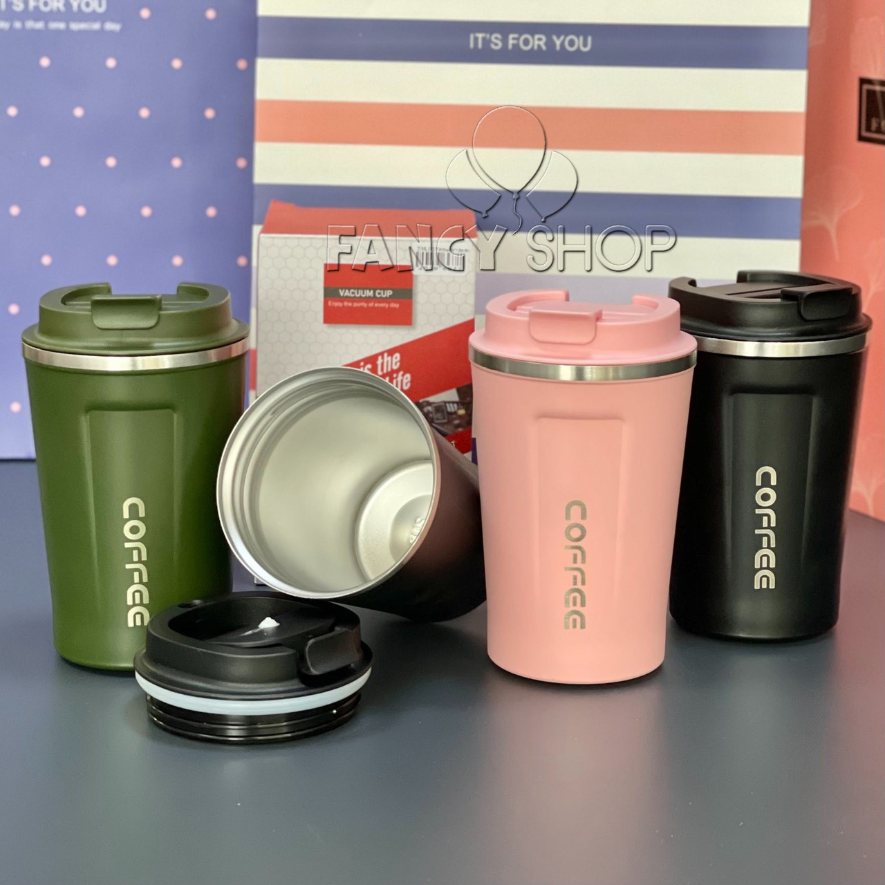 Термостакан "Coffee", мікс, Термостакан "Кофе" 500 мл