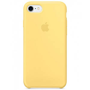 Чохол Silicone case (AAA) для Apple iPhone 7 / 8 (4.7") Жовтий / Pollen
