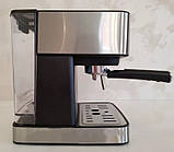 Кавомашина Crownberg CB-1565 1000 Вт напівавтоматична з капучинатором, професійна кавоварка для дому, фото 4