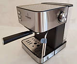 Кавомашина Crownberg CB-1565 1000 Вт напівавтоматична з капучинатором, професійна кавоварка для дому, фото 5