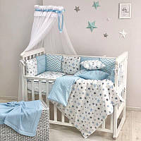 Комплект Baby Design Stars сіро-блакитний ст.