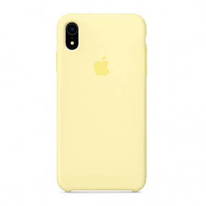 Чохол Silicone case (AAA) для Apple iPhone XR (6.1") Жовтий / Mellow Yellow