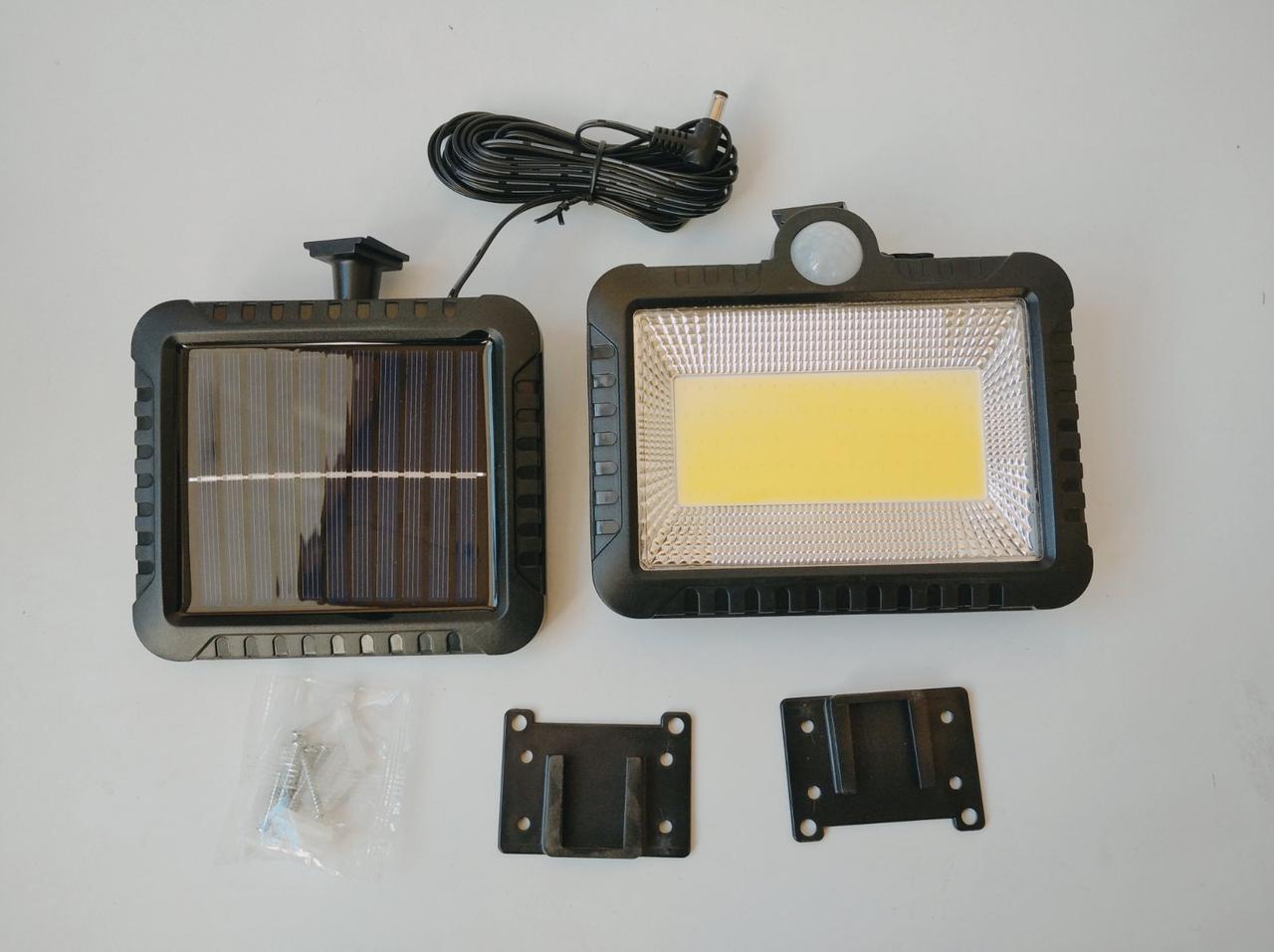 Вуличний ліхтар на сонячній батареї FL-1629B + датчик освітлення + датчик руху