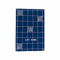 Щоденник недатований Yes Generic А5 352арк, м'яка обкладинка, синій/білий