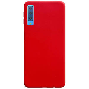 Силіконовий чохол Candy для Samsung A750 Galaxy A7 (2018) Червоний