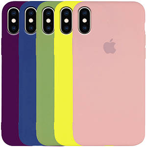 Чохол Silicone Case Slim Full Protective для Apple iPhone X / XS (5.8")