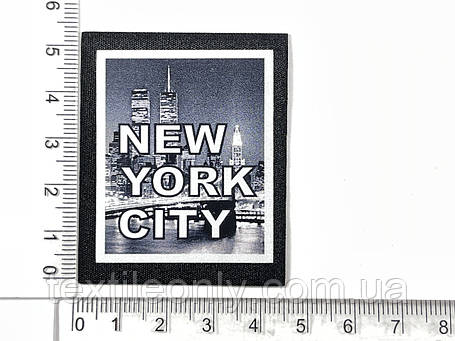 Нашивка New York city ~ Нью-Йорк 45х55 мм, фото 2