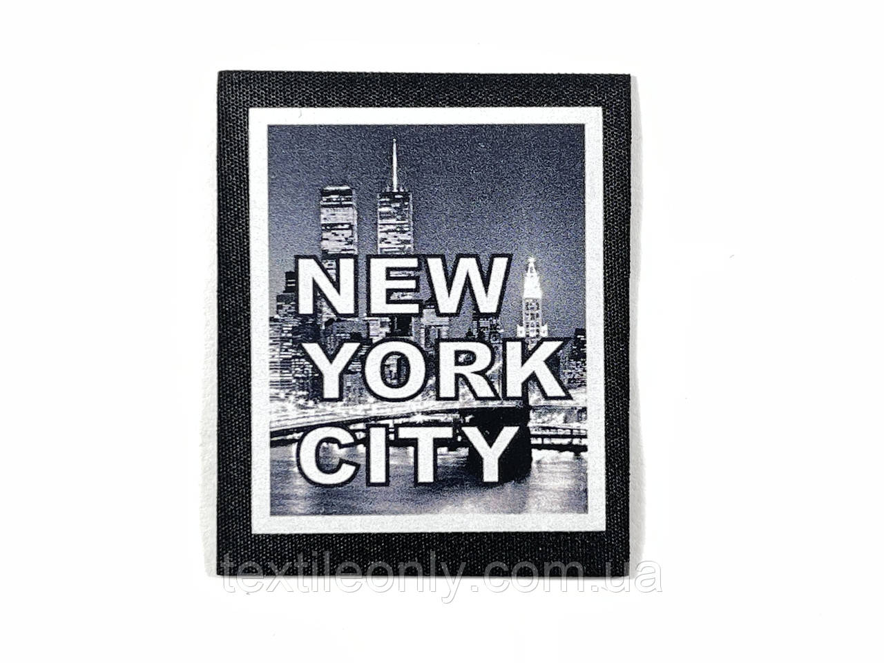 Нашивка New York city ~ Нью-Йорк 45х55 мм