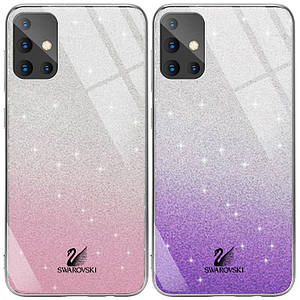 TPU+Glass чохол Swarovski для Samsung Galaxy A51