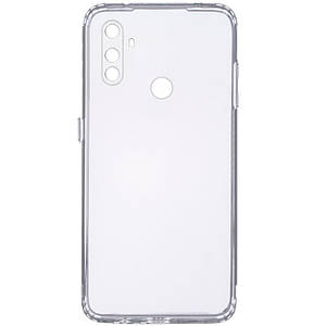 TPU чехол GETMAN Clear 1,0 mm для Realme C3