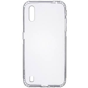 TPU чехол GETMAN Transparent 1,0 mm для Samsung Galaxy A01