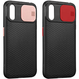 Чохол Camshield Black TPU зі шторкою захищає камеру для Apple iPhone X / XS (5.8")