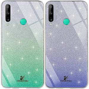 TPU+Glass чохол Swarovski для Huawei P40 Lite E / Y7p (2020)