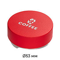 Выравниватель (темпер) VD Coffee Standart Ø53мм красный