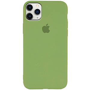 Чохол Silicone Case Slim Full Protective для Apple iPhone 11 Pro (5.8") Ультратонкий, М'ятний / Mint