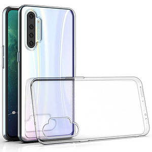 TPU чехол Epic Transparent 1,0 mm для Realme XT