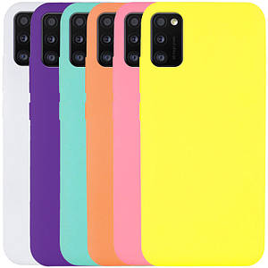 Чохол Silicone Cover Full without Logo (A) для Samsung Galaxy A41