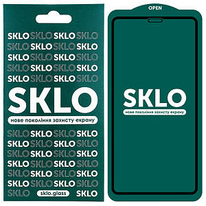 Захисне скло SKLO 5D (full glue) для Apple iPhone mini 12 (5.4")